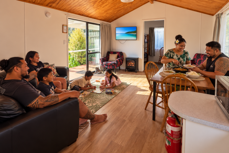 Family Unit at Matakohe Holiday Park